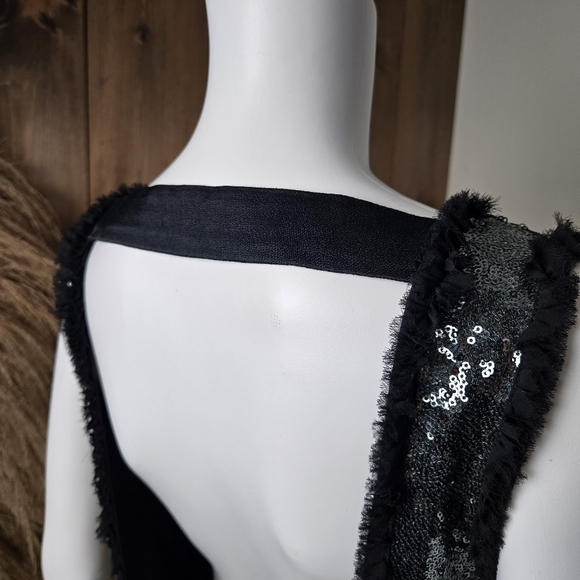 NWT Zara Woman Scoop Back Sequin Tank Top Mini Dress - Picture 12 of 17